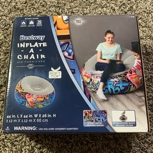 Best way Inflate-a-Chair Graffiti — Brand new in box